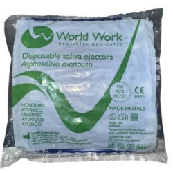World Work Drak Blue Suction Tips 100pcs