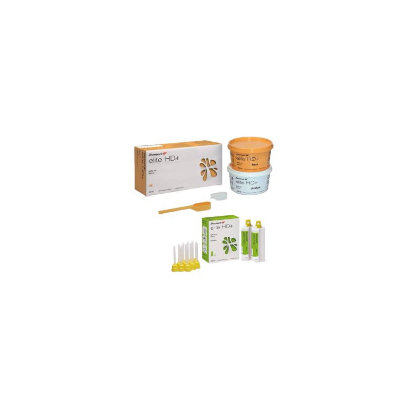 Zhermack Elite HD+ Putty Addition Fast Set With Light 2 cartridge