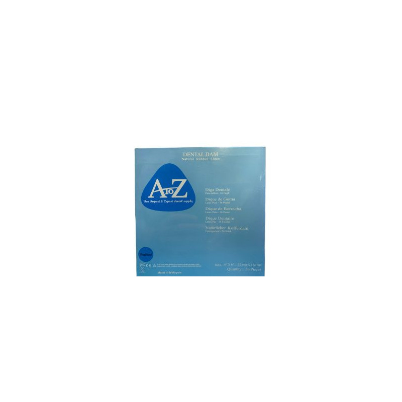 A to Z Rubber Dam Sheet Medium Blue