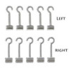 Curved Crimpable Hook Long Right