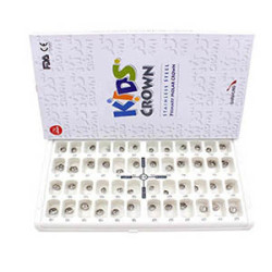 Kids Stainless Steel Crowns Kit 96pcs
