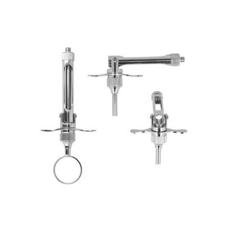 Metal Aspirating Dental syringe with breech loading