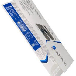 Microdont Stainless Steel Abrasive Strips 4mm Double Face