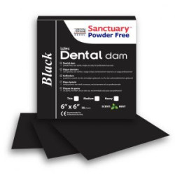 Sanctuary Rubber Dam Sheets Latex Medium Mint Black