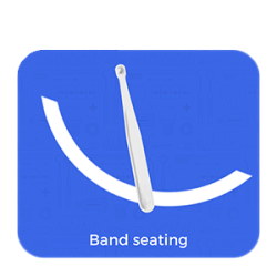 Sedra Band seating in plastic 13cm