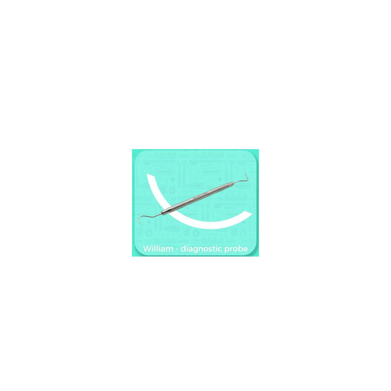 Sedra explorer & william 10 mm periodental probe