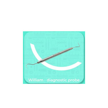 Sedra explorer & william 10 mm periodental probe