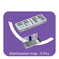 Sedra Sterilization tray 182x72x34 5 Pcs.