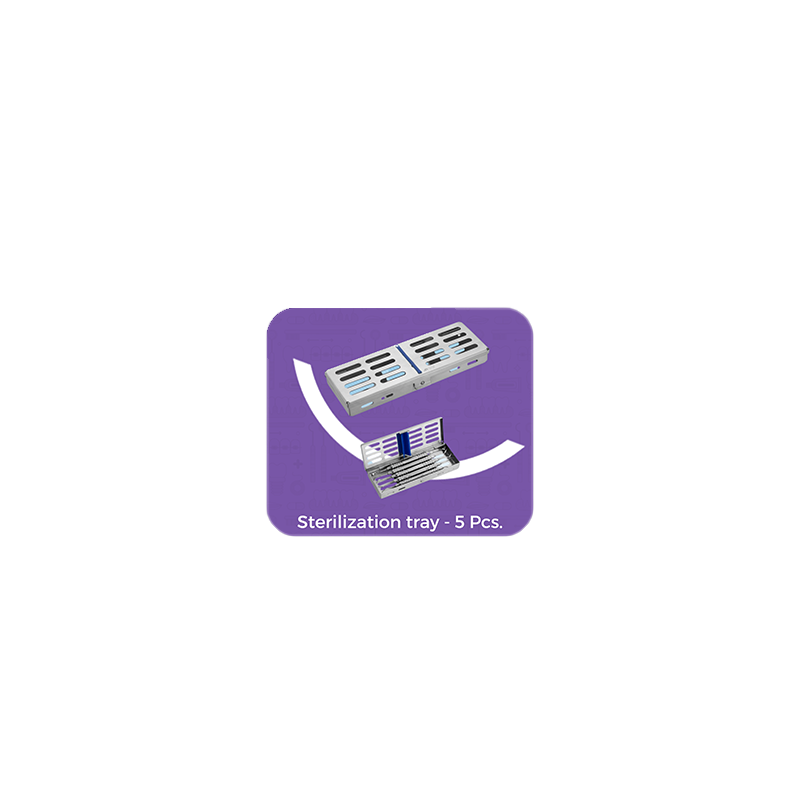 Sedra Sterilization tray 182x72x34 5 Pcs.