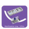 Sedra Sterilization tray 182x72x34 5 Pcs.