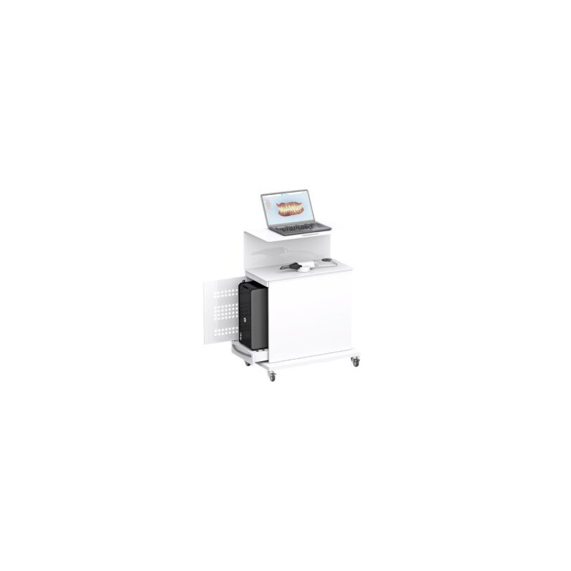 Al Yarmuk Intraoral Scanner Trolley With PC Case Housing and labtop holder