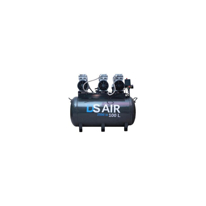 DS Air Compressor 2550 W 100 Liters 3 Head 3.5 Hp