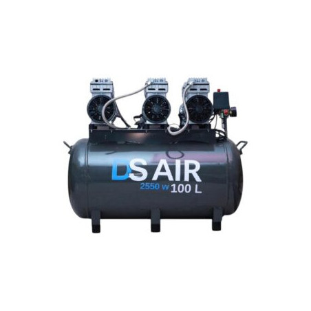 DS Air Compressor 2550 W 100 Liters 3 Head 3.5 Hp