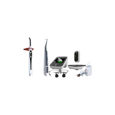E-Connect Espresso + Epex Pro or Airpex + Brilliance Loupe & Soft Touch Light + Flamingo Light Cure Free