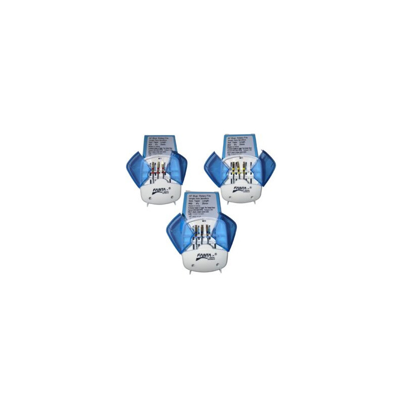 fanta Blue Rotary Files Refills Taper 4