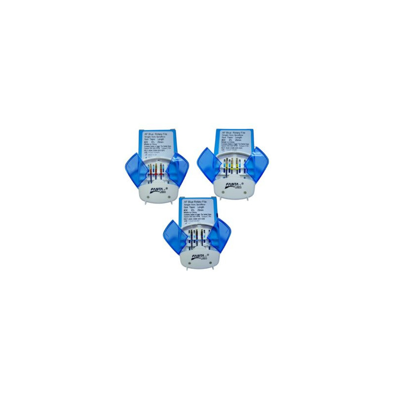 fanta Blue Rotary Files Refills Taper 6