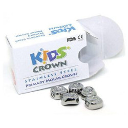 Kids Stainless Steel Crowns Lower1pc