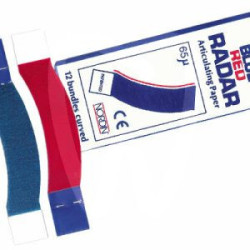 Nordin Radar Blue/Red Articulating Paper 1pcx12sheet