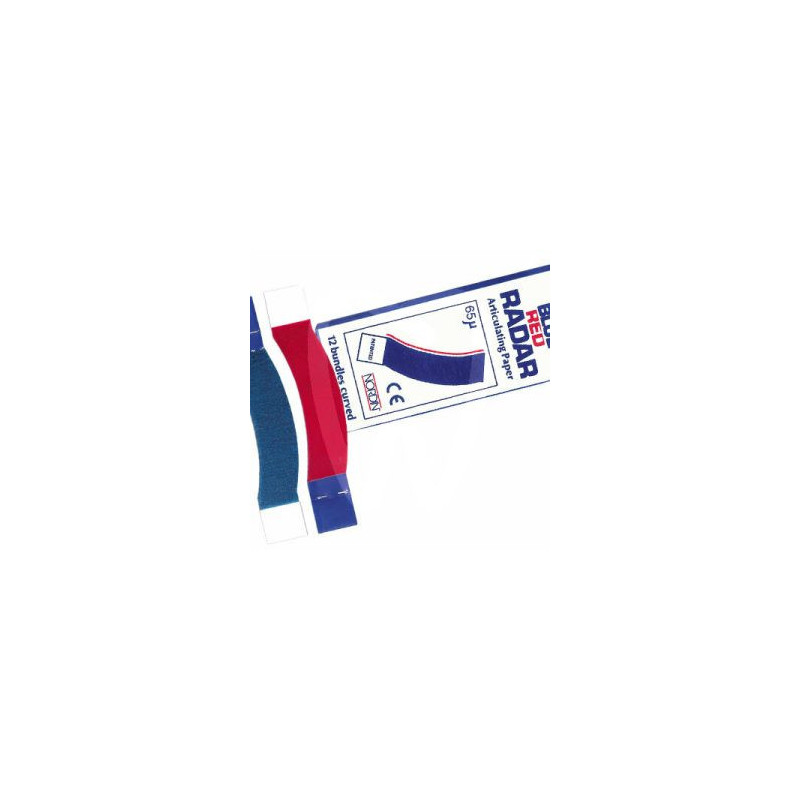 Nordin Radar Blue/Red Articulating Paper 1pcx12sheet