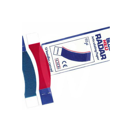 Nordin Radar Blue/Red Articulating Paper 1pcx12sheet
