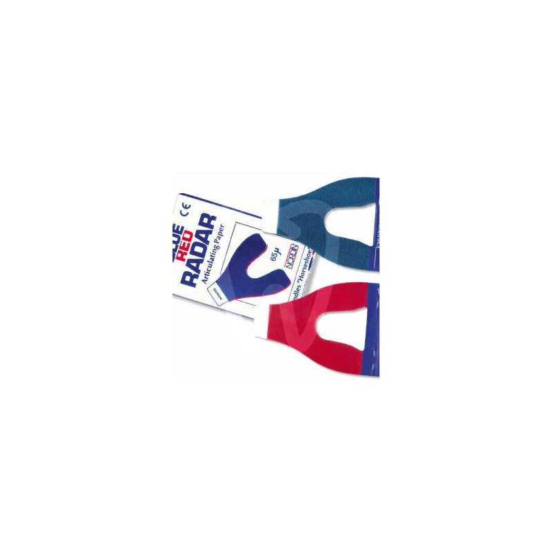 Nordin Radar Blue/Red Articulating Paper 1pcx12sheet.