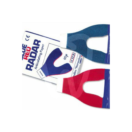 Nordin Radar Blue/Red Articulating Paper 6pcsx12sheet