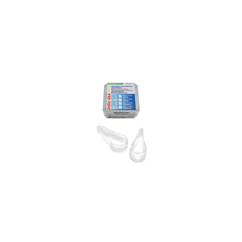 Anger Shaped Polyester Matrices S