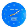 Anger Wall Clock Round Shape Blue