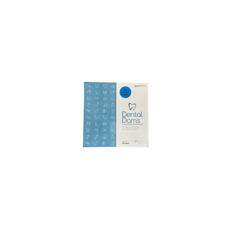 Puritex Dental Dam Sheets Medium