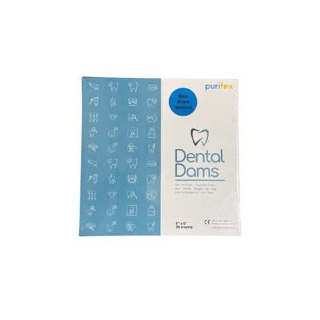 Puritex Dental Dam Sheets Medium
