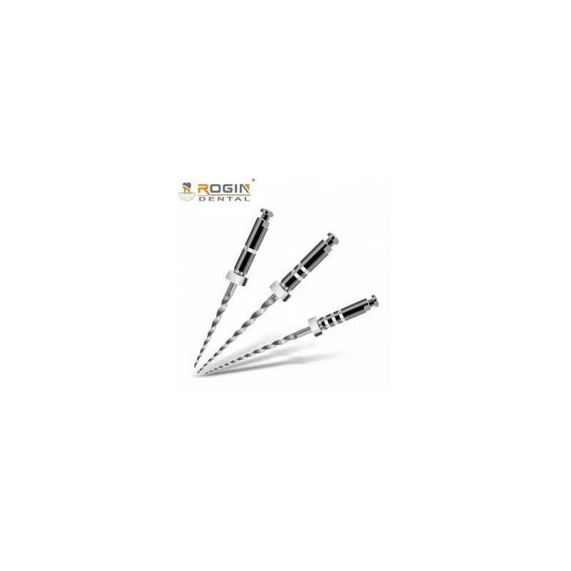 Rogin Retreatment Rotary File 3pcs