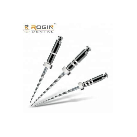 Rogin Retreatment Rotary File 3pcs
