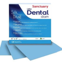 Sanctuary Silk Blue Rubber Dam Sheet 6*6 medium
